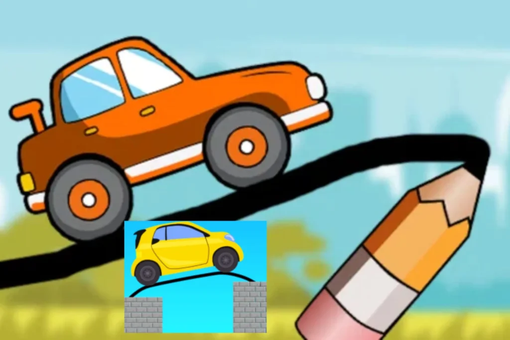 Draw the bridge is unblocked car games.